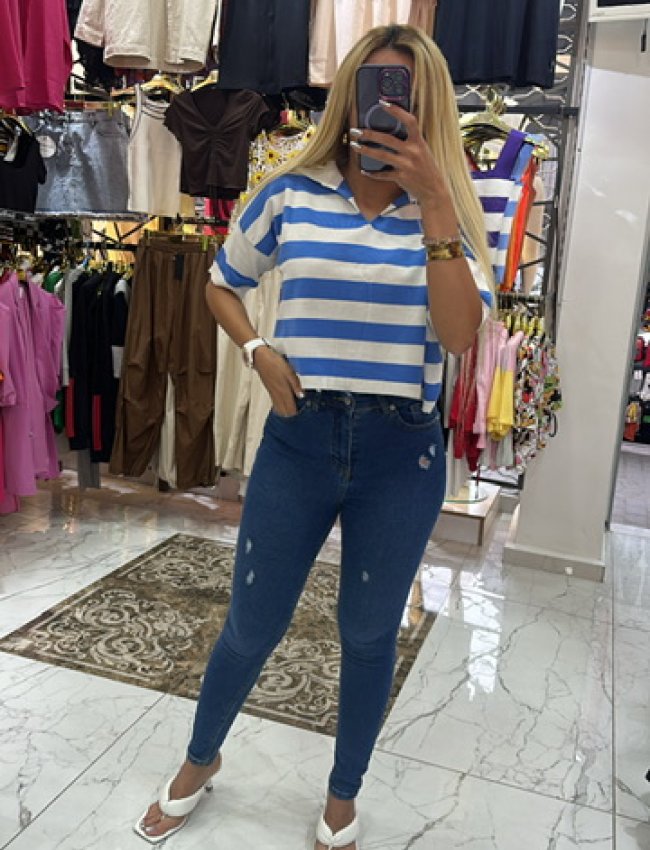 Lacivert Skınny Jean