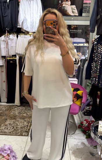 Beyaz osyho kumas takim