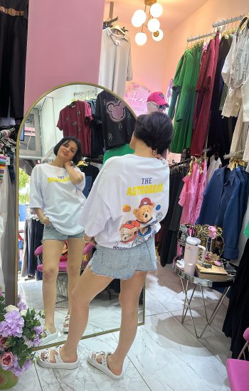 Beyaz Salas Tshirt