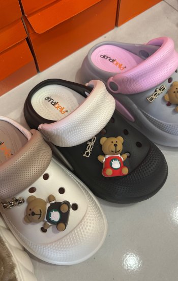 Gri renk Teddy Terlık