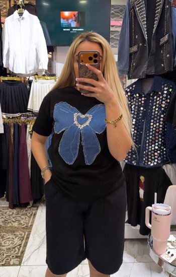 Kot Detayli Tshirt