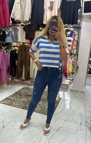 Lacivert Skınny Jean