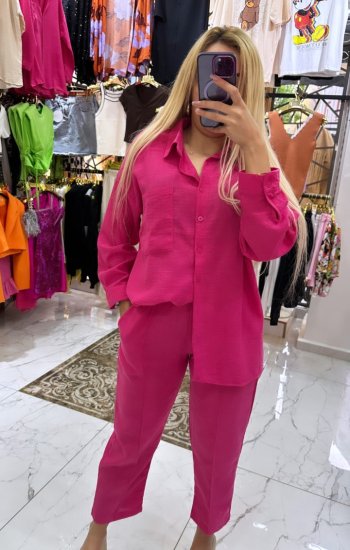 Pembe  Keten Takım