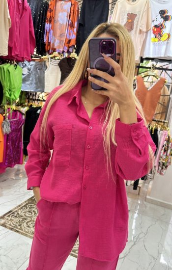 Pembe  Keten Takım
