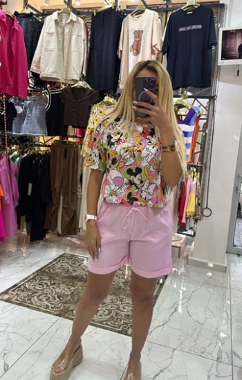 Pembe Keten Takım