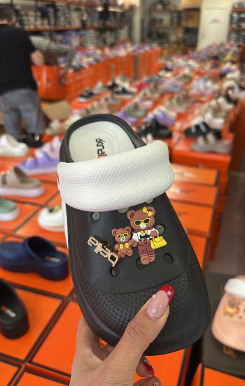 siyah teddy ayakkabı