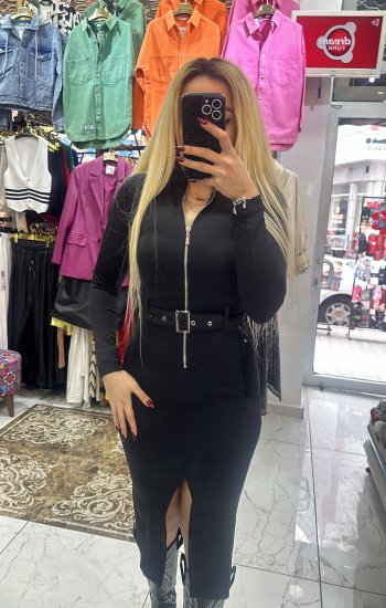 Siyah Uzun Elbise