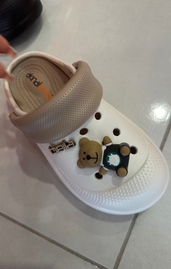Teddy ayiciklı crocs Terlık