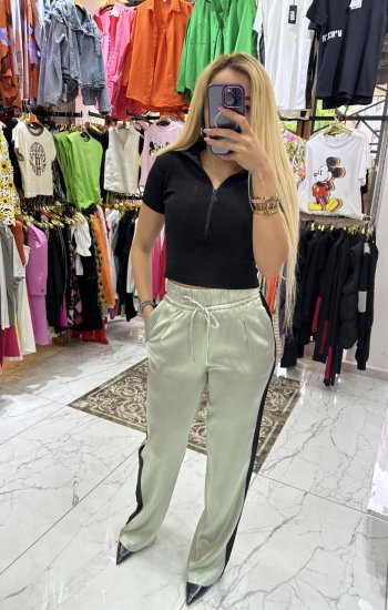 Yeşil Pantolon Saten